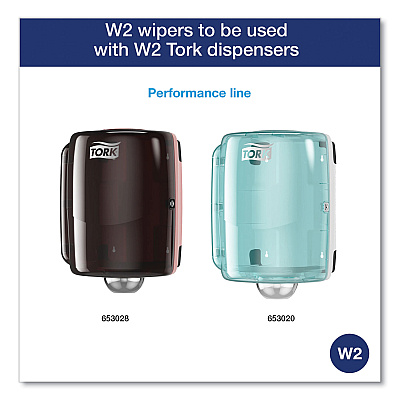 Tork Paper Wiper Plus, 9.8 x 15.2, White, 300/Roll, 2 Rolls/Carton (TRK192128)