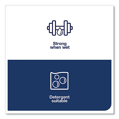 Tork Foodservice Cloth, 13 x 24, Blue, 150/Carton (TRK192192)