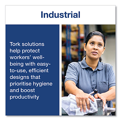 Tork Paper Wiper Roll Towel, 1-Ply, 7.68" x 1,150 ft, White, 4 Rolls/Carton (TRK291380)