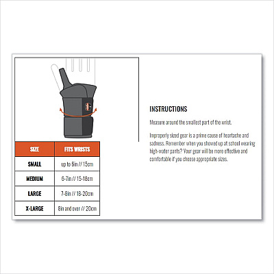 ergodyne ProFlex 670 Ambidextrous Single Strap Wrist Support, X-Large, Fits Left/Right Hand, Black (EGO16615)