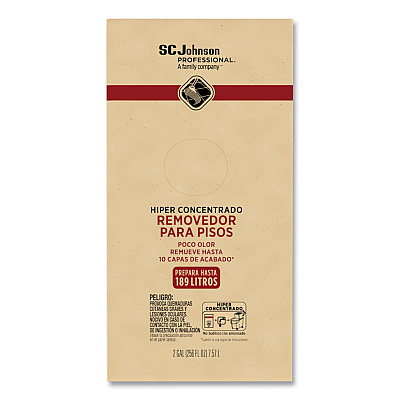 SC Johnson Professional Hyper Concentrate Floor Stripper, Low Odor, 2 gal Bag-in-Box (SJN680076)