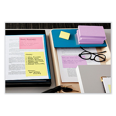 Post-it Notes Original Pads in Canary Yellow, Value Pack, 1.38" x 1.88", 100 Sheets/Pad, 24 Pads/Pack (MMM65324VAD)