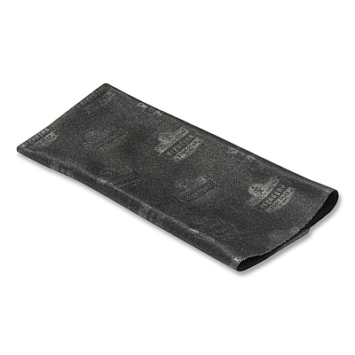 ergodyne Skullerz 3216 Microfiber Cleaning Cloth, 5.9 x 5.9, Black (EGO19216)