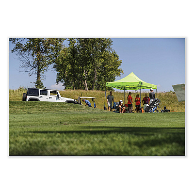 ergodyne Shax 6000C Replacement Pop-Up Tent Canopy for 6000, 10 ft x 10 ft, Polyester, Lime (EGO12901)