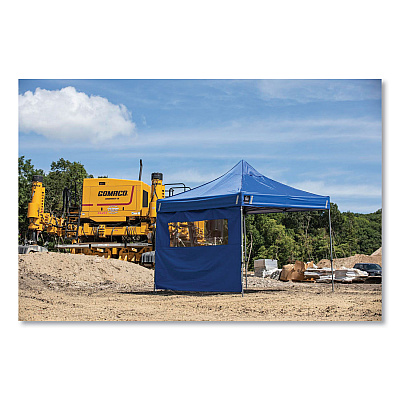ergodyne Shax 6000C Replacement Pop-Up Tent Canopy for 6000, 10 ft x 10 ft, Polyester, Blue (EGO12941)
