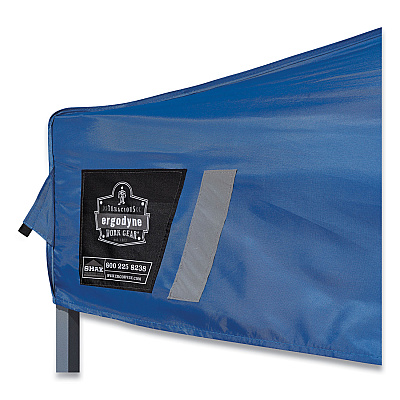 ergodyne Shax 6000C Replacement Pop-Up Tent Canopy for 6000, 10 ft x 10 ft, Polyester, Blue (EGO12941)