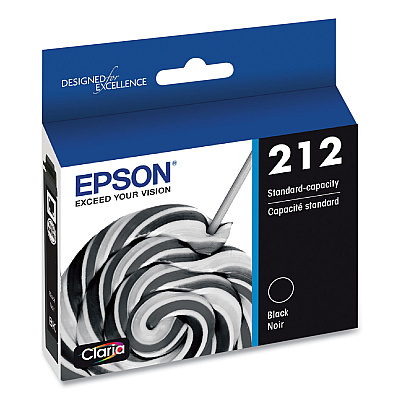 Epson T212120-S (212) Claria Ink, Black