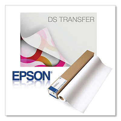Epson Dye Sub Transfer Paper, 75 gsm, 24" x 500 ft, Matte White (EPSS045519A)