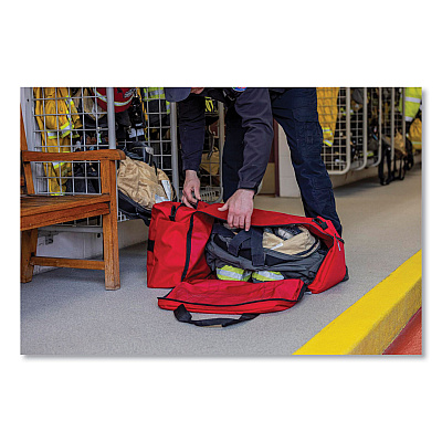 ergodyne Arsenal 5005P Fire + Rescue Gear Bag, Polyester, 39 x 15 x 15, Red (EGO13305)