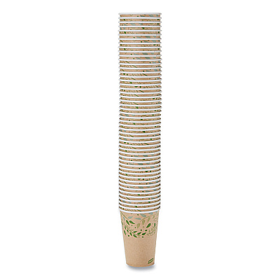 Dixie EcoSmart Recycled Hot/Cold Cups, 16 oz, Kraft Paper, 1,000/Carton (DXE2346R)