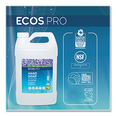 ECOS PRO Liquid Hand Soap, Lavender Scent, 1 gal (EOPPL966504)