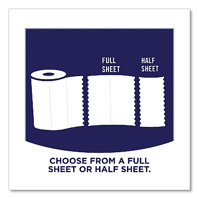 Sparkle Pick-A-Size Perforated Kitchen Double Roll Towels with Thirst Pockets, 2-Ply, 11 x 6, White, 110 Sheets/Roll, 24 Rolls/Pack (GPC2226450)