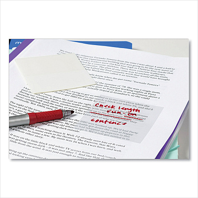 Post-it Transparent Notes, 2.88" x 2.88", 36 Sheets/Pad (MMM600TRSPT)