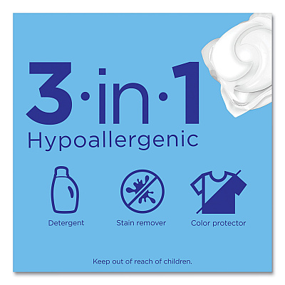 Tide PODS, Free & Gentle, Unscented, 112 Pods/Pack (PGC03229)