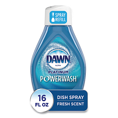 Dawn Platinum Powerwash Dish Spray Refill, Fresh Scent, 16 oz Refill Bottle (PGC52366)