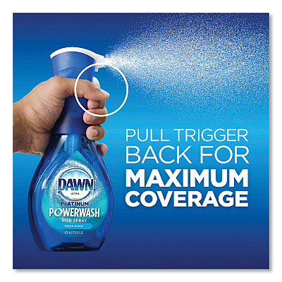 Dawn Platinum Powerwash Dish Spray Refill, Fresh Scent, 16 oz Refill Bottle (PGC52366)