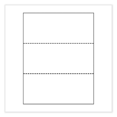 Printworks Perforated and Punched Paper, 92 Bright, 24 lb Bond Weight, 8.5 x 11, White, 500/Ream, 5 Reams/Carton (PRB04122CT)