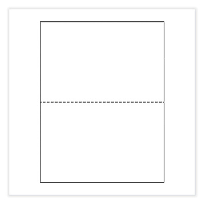 Printworks Perforated and Punched Paper, 20 lb Bond Weight, 8.5 x 11, White, 500/Ream, 5 Reams/Carton (PRB04166CT)