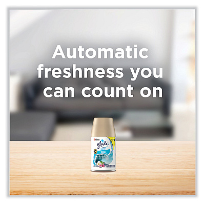 Glade Automatic Air Freshener, Aqua Waves, 6.2 oz, 4/Carton (SJN325078)