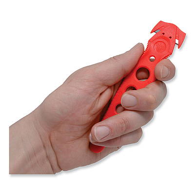 Westcott Safety Cutter, 1.2" Blade, 5.75" Plastic Handle, Assorted, 5/Pack (ACM17379)