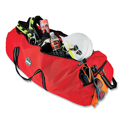 ergodyne Arsenal 5020 Gear Duffel Bag, Nylon, Large, 14 x 35 x 14, Red (EGO13022)