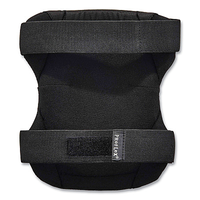 ergodyne ProFlex 315HL Abrasion-Resistant Knee Pad, Long Textured White Hard Cap, Hook and Loop Closure, Pair (EGO18316)
