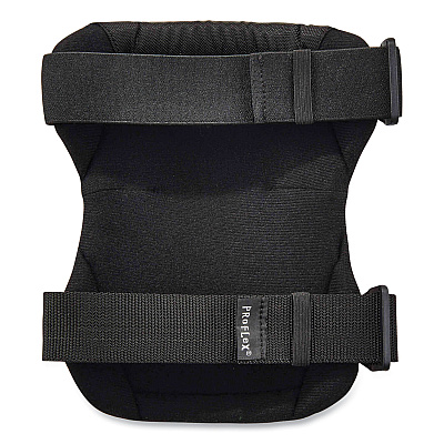 ergodyne ProFlex 315 Abrasion-Resistant Knee Pads, Long Textured White Hard Cap, Buckle Closure, Pair (EGO18315)