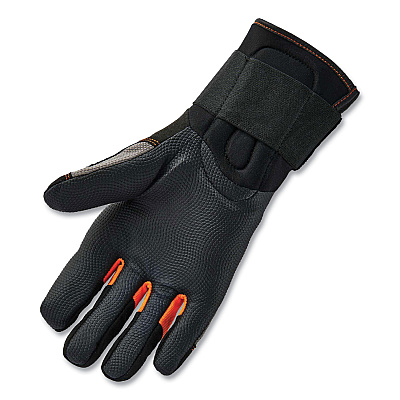 ergodyne ProFlex 9012 Certified AV Gloves + Wrist Support, Black, X-Large, Pair (EGO17735)