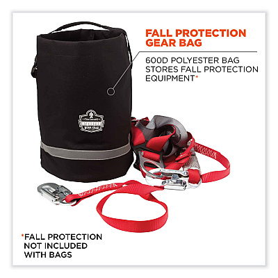 ergodyne Arsenal 5130 Fall Protection Bag , 10 x 10 x 15, Black (EGO13130)
