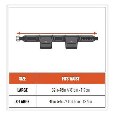 ergodyne Arsenal 5500 28-Pocket Synthetic Tool Rig, Fits Waist 40" to 54", Polyester, Gray (EGO13602)
