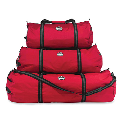 ergodyne Arsenal 5020 Gear Duffel Bag, Nylon, Small, 12 x 23 x 12, Red (EGO13020)