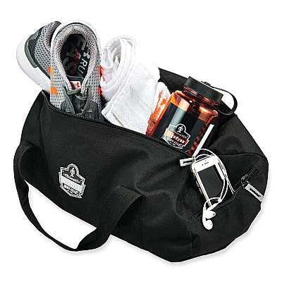 ergodyne Arsenal 5020P Gear Duffel Bag, Polyester, Extra Small, 9 x 18 x 9, Black (EGO13319)