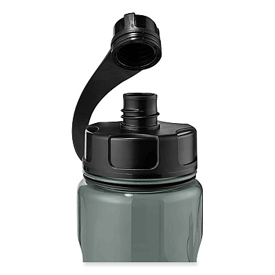 ergodyne Chill-Its 5151 Plastic Wide Mouth Water Bottle, 34 oz, Black (EGO13152)