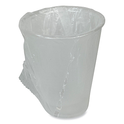 Boardwalk Translucent Plastic Cold Cups, Individually Wrapped, 9 oz, Polypropylene, 1,000/Carton (BWKWRAPCUP)