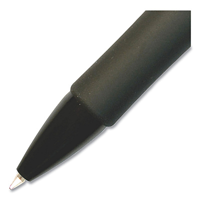 StrideRio Gel Pen, Retractable, Medium 0.7 mm, Black Ink, Translucent Black Barrel, 12/Box (STW52001)