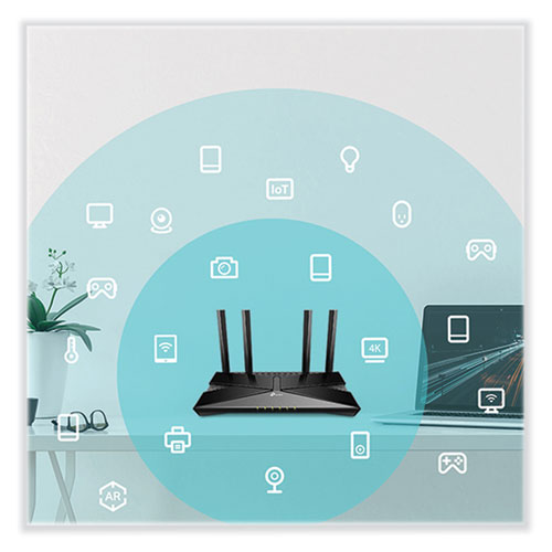 TP-Link Archer AX1500 Wireless and Ethernet Router, 5 Ports, Dual-Band 2.4 GHz/5 GHz