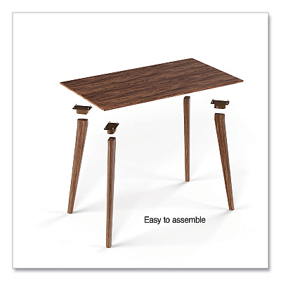 Union & Scale MidMod Writing Desk, 42" x 23.82" x 29.53", Espresso (UOS60412CC)