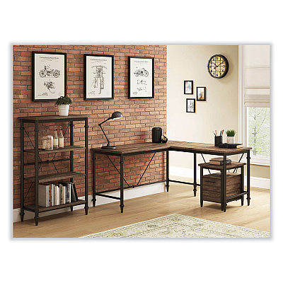 Whalen Thomasville Breslyn One-Drawer Vertical File Cabinet, with Shelf, Letter/Legal, Crosscut Hickory, 16" x 20" x 22.2" (WHLBRDFTV)