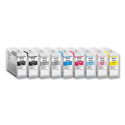 Epson T85080N (T850) UltraChrome, High-Yield Ink, Matte Black