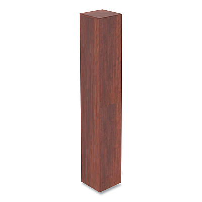 Alera Valencia Series Narrow Profile Bookcase, Six-Shelf, 11.81w x 11.81d x 71.73h, Medium Cherry (ALEVA67212MC)
