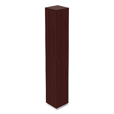 Alera Valencia Series Narrow Profile Bookcase, Six-Shelf, 11.81w x 11.81d x 71.73h, Mahogany (ALEVA67212MY)