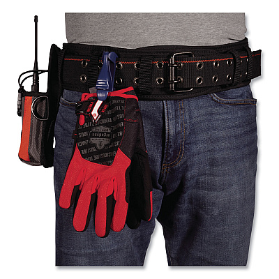 ergodyne Arsenal 5550 3" Padded Base Layer Tool Belt, Fits Waist 32" to 46", Polyester, Black (EGO13653)
