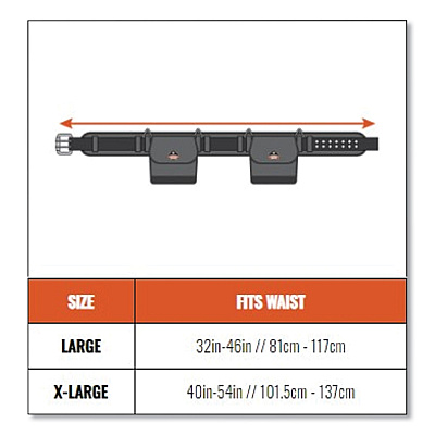 ergodyne Arsenal 5504 34-Pocket Synthetic Tool Rig, Fits Waist 40" to 54", Polyester, Gray (EGO13616)