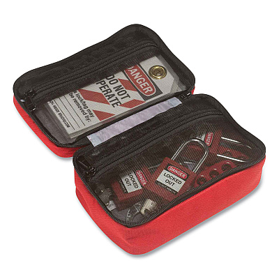 ergodyne Arsenal 5876 Small Buddy Organizer, 2 Compartments, 4.5 x 7.5 x 3, Red (EGO13223)