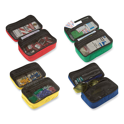 ergodyne Arsenal 5876K Four Small Buddy Organizers Colored Kit, 2 Compartments, 4.5 x 7.5 x 3, Blue/Green/Red/Yellow (EGO13876)
