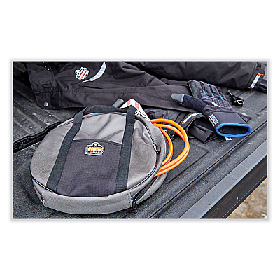 ergodyne Arsenal 5888 Cable Organizer, 2 Compartments, Gray, 13.5 x 13.5 x 3.5, Gray (EGO13788)