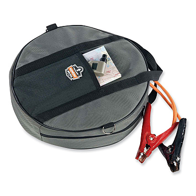 ergodyne Arsenal 5888 Cable Organizer, 2 Compartments, Gray, 13.5 x 13.5 x 3.5, Gray (EGO13788)