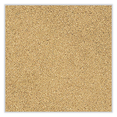 Ghent Aluminum-Frame Natural Corkboard, 24 x 18, Tan Surface, Satin Aluminum Frame (GHE13181)