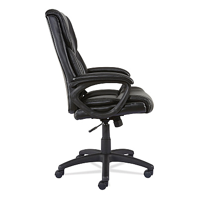 Alera Brosna Series Mid-Back Task Chair, Supports Up to 250 lb, 18.15" to 21.77" Seat Height, Brown Seat/Back, Brown Base (ALEBRN42B59)