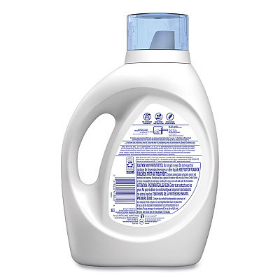 Tide Free and Gentle Liquid Laundry Detergent, Unscented, 92 oz Bottle (PGC48871)